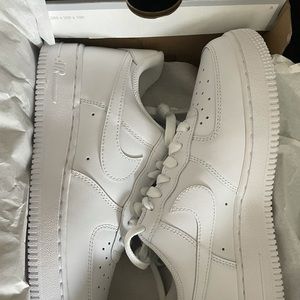 Brand new white Air Force 1’s 07